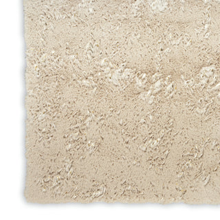 Nourison Cozy Shimmer CSH01 Beige Gold Area Rug Texture Image