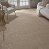 Nourison Cozy Shimmer CSH01 Beige Gold Area Rug Corner Image