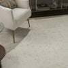 Nourison Cozy Shimmer CSH01 Ivory Gold Area Rug Corner Image