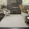Nourison Cozy Shimmer CSH01 Ivory Gold Area Rug Room Image Feature
