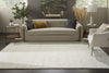 Nourison Cozy Shimmer CSH01 Ivory Gold Area Rug Room Image Feature