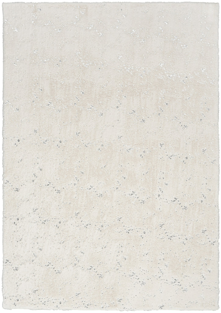 Nourison Cozy Shimmer CSH01 Ivory Silver Area Rug main image