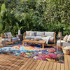Nourison Color Splash CSP02 Multicolor Area Rug Corner Image