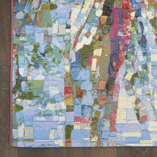 Nourison Color Splash CSP02 Multicolor Area Rug Detail Image