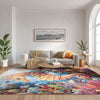 Nourison Color Splash CSP02 Multicolor Area Rug Room Image Feature