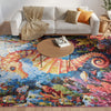 Nourison Color Splash CSP02 Multicolor Area Rug Room Image Feature