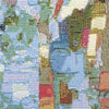 Nourison Color Splash CSP02 Multicolor Area Rug Swatch Image
