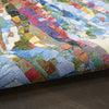 Nourison Color Splash CSP02 Multicolor Area Rug Corner Image