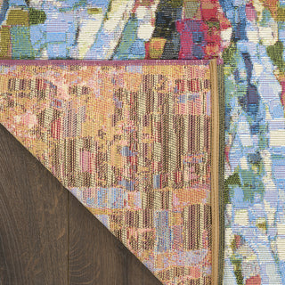 Nourison Color Splash CSP02 Multicolor Area Rug Corner Image