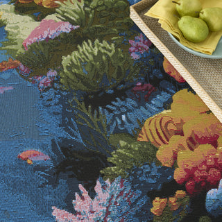 Nourison Color Splash CSP03 Multicolor Area Rug Corner Image