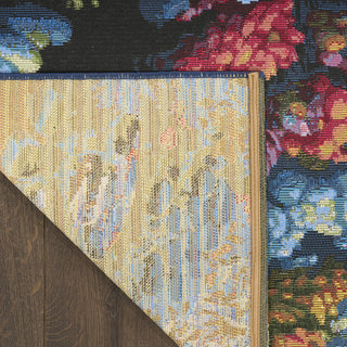 Nourison Color Splash CSP03 Multicolor Area Rug Corner Image