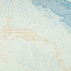 Nourison Color Splash CSP05 Ivory Blue Area Rug Swatch Image