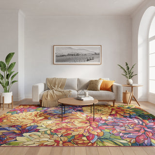 Nourison Color Splash CSP06 Multicolor Area Rug Room Image Feature