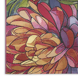Nourison Color Splash CSP06 Multicolor Area Rug Texture Image