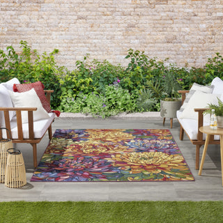 Nourison Color Splash CSP06 Multicolor Area Rug Corner Image