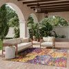 Nourison Color Splash CSP06 Multicolor Area Rug Corner Image