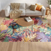Nourison Color Splash CSP07 Multicolor Area Rug Room Image Feature