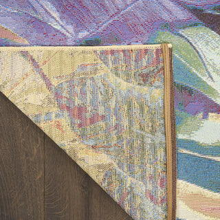 Nourison Color Splash CSP07 Multicolor Area Rug Corner Image