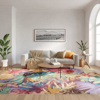 Nourison Color Splash CSP07 Multicolor Area Rug Room Image Feature
