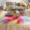 Nourison Color Splash CSP08 Ivory Multicolor Area Rug Room Image Feature