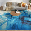 Nourison Color Splash CSP09 Blue Ivory Area Rug Room Image Feature