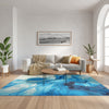 Nourison Color Splash CSP09 Blue Ivory Area Rug Room Image Feature