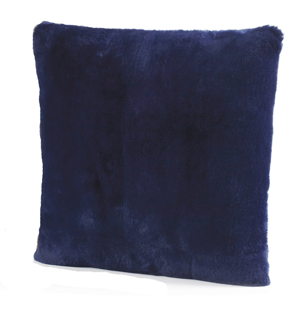 Auskin Short Wool Sheepskin Square Dark Navy main image