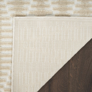 Nourison Casual CSU01 Beige Area Rug Corner Image