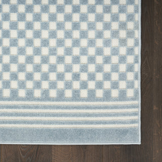Nourison Casual CSU02 Blue Area Rug Detail Image