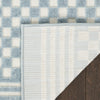 Nourison Casual CSU02 Blue Area Rug Corner Image