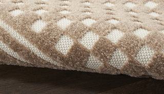 Nourison Casual CSU02 Brown Area Rug Corner Image