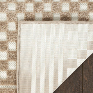 Nourison Casual CSU02 Brown Area Rug Corner Image