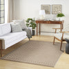 Nourison Casual CSU02 Brown Area Rug Corner Image