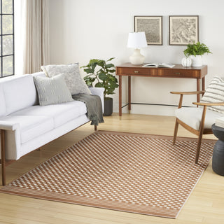 Nourison Casual CSU02 Copper Area Rug Corner Image