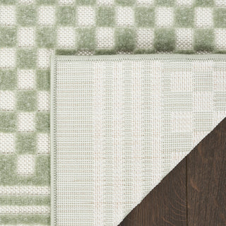 Nourison Casual CSU02 Green Area Rug Corner Image