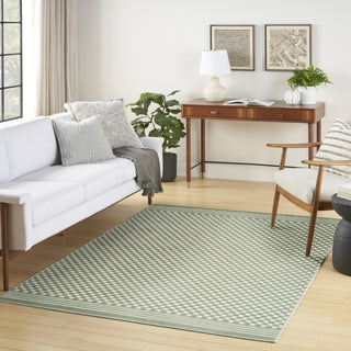 Nourison Casual CSU02 Green Area Rug Corner Image