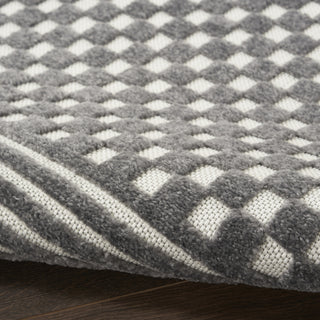 Nourison Casual CSU02 Grey Area Rug Corner Image
