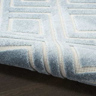 Nourison Casual CSU03 Blue Area Rug Corner Image