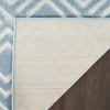 Nourison Casual CSU03 Blue Area Rug Corner Image