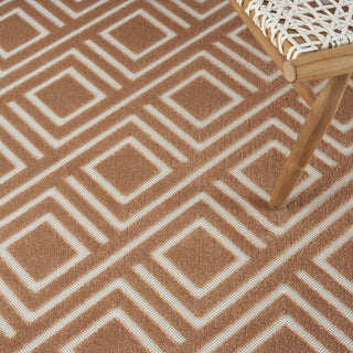 Nourison Casual CSU03 Copper Area Rug Corner Image