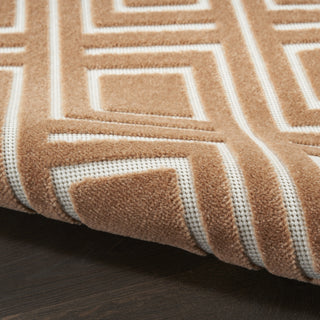 Nourison Casual CSU03 Copper Area Rug Corner Image