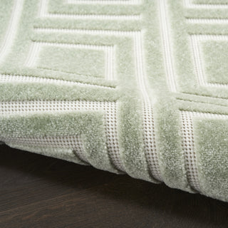 Nourison Casual CSU03 Green Area Rug Corner Image