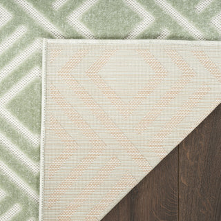 Nourison Casual CSU03 Green Area Rug Corner Image