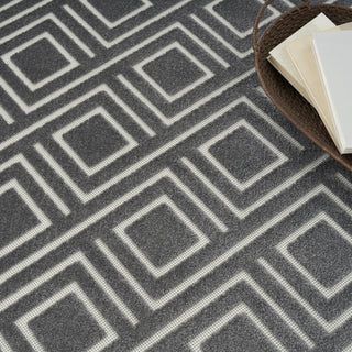 Nourison Casual CSU03 Grey Area Rug Corner Image