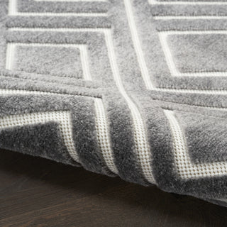 Nourison Casual CSU03 Grey Area Rug Corner Image