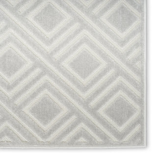 Nourison Casual CSU03 Light Grey Area Rug T' R