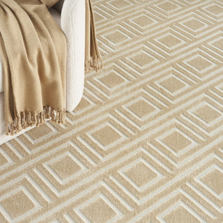 Nourison Casual CSU03 Taupe Area Rug Corner Image