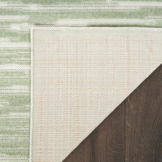 Nourison Casual CSU04 Green Area Rug Corner Image