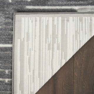 Nourison Casual CSU04 Grey Area Rug Corner Image