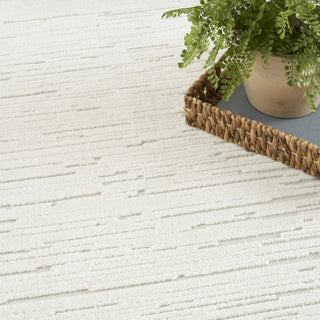 Nourison Casual CSU04 Ivory Area Rug Corner Image